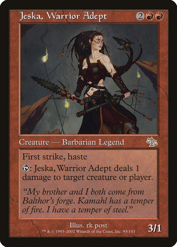 Jeska, Warrior Adept