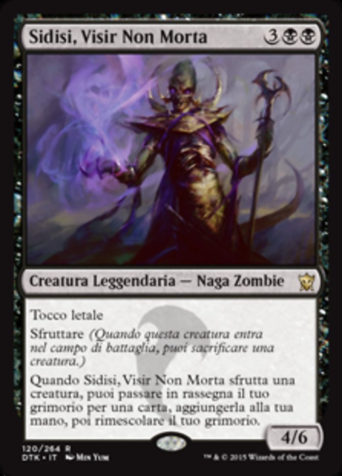 Sidisi, Undead Vizier