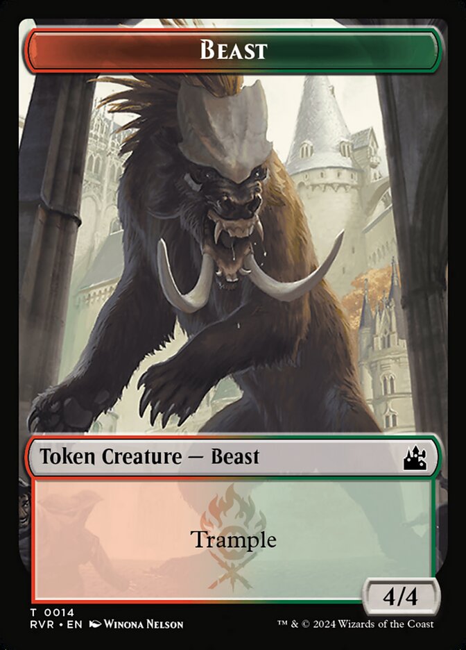 4/4 Beast Token