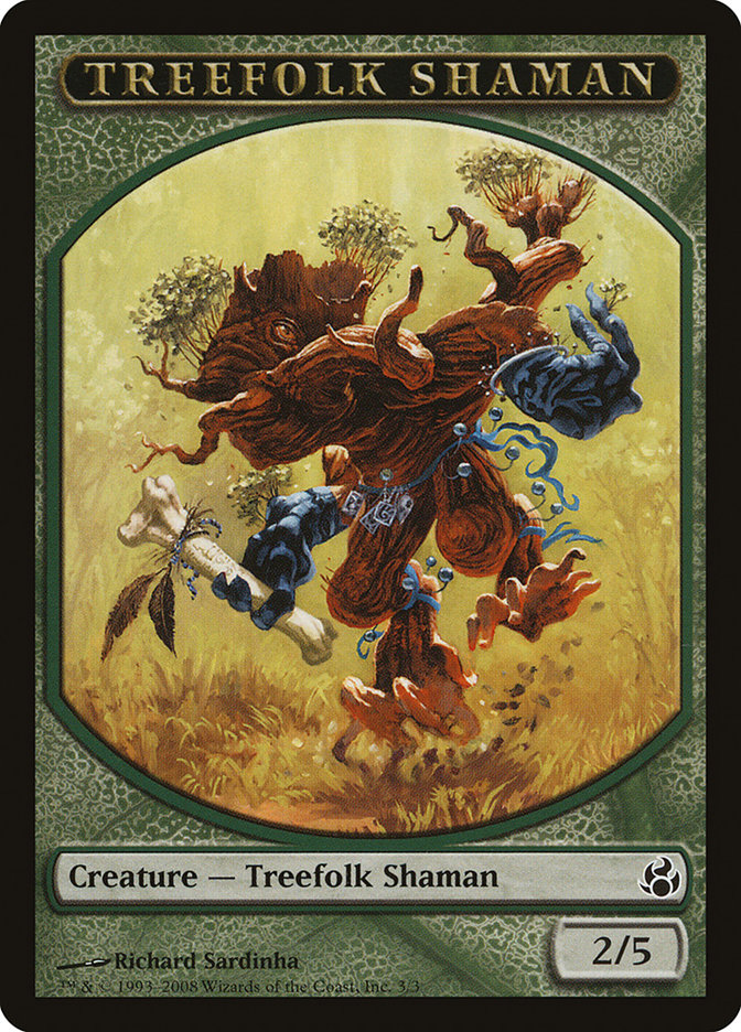 2/5 Treefolk Shaman Token