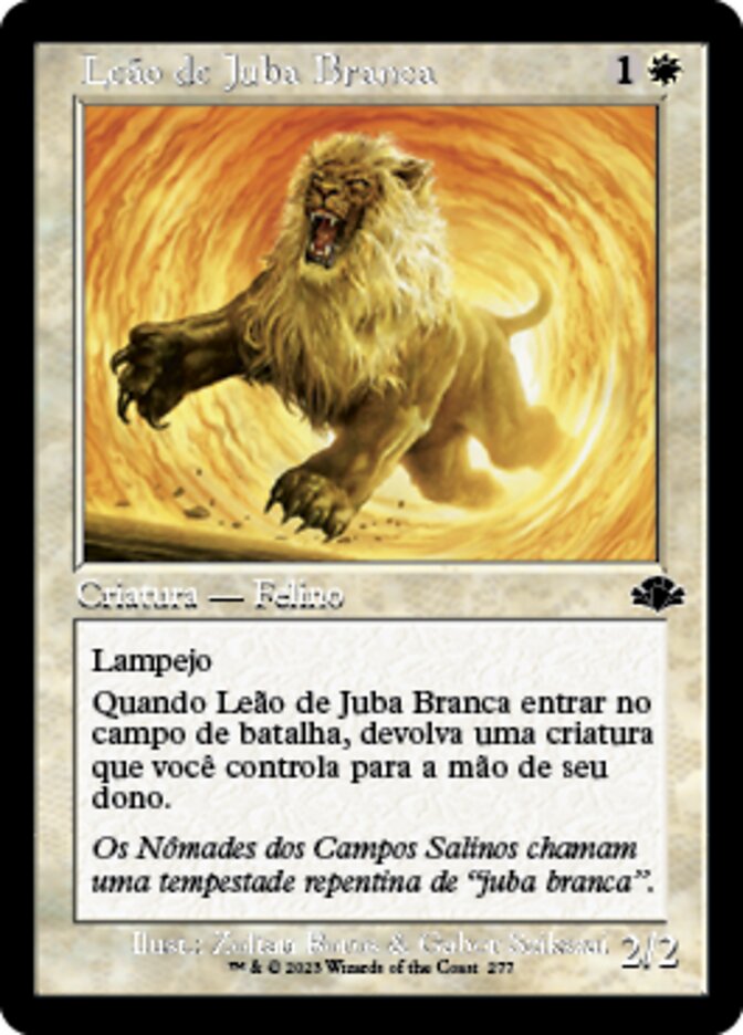 Whitemane Lion