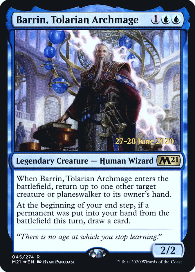 Barrin, Tolarian Archmage