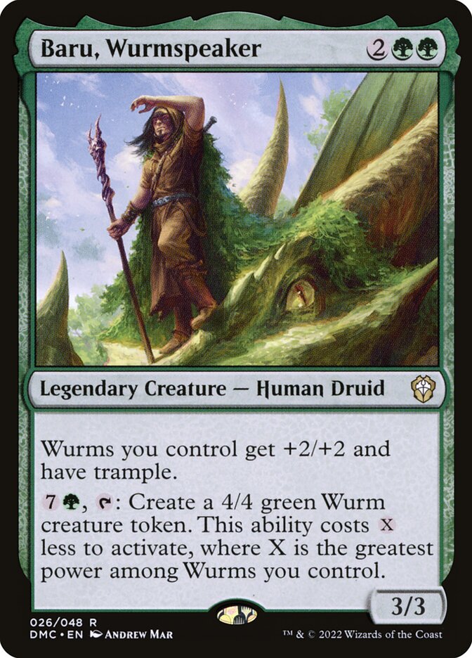 Baru, Wurmspeaker