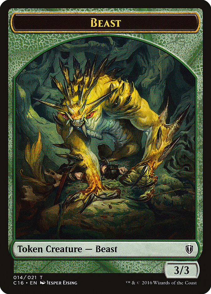 3/3 Beast Token