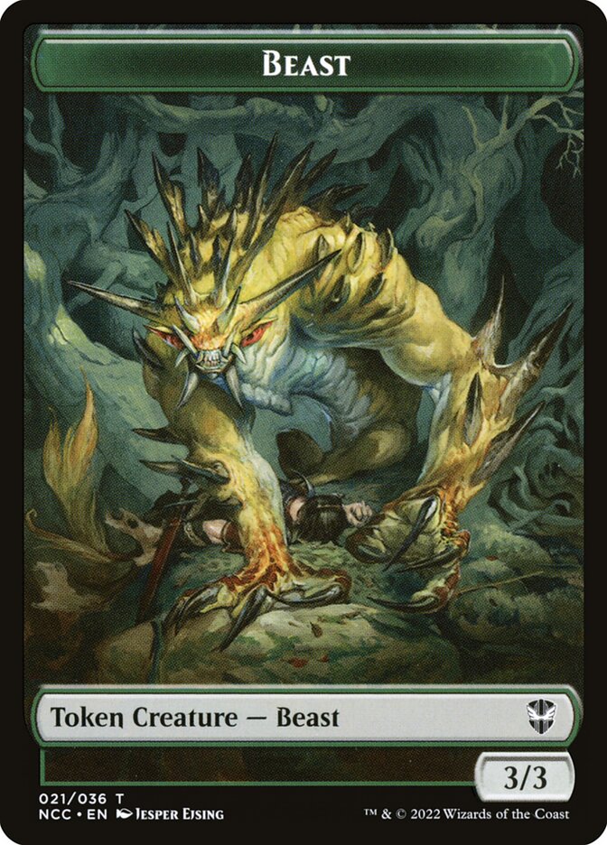 3/3 Beast Token