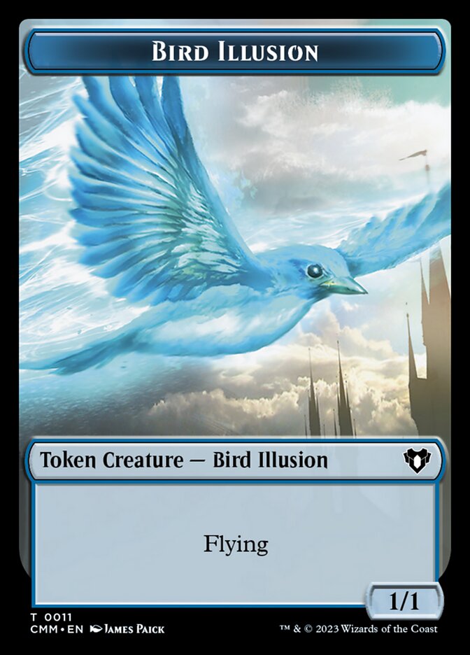 1/1 Bird Illusion Token