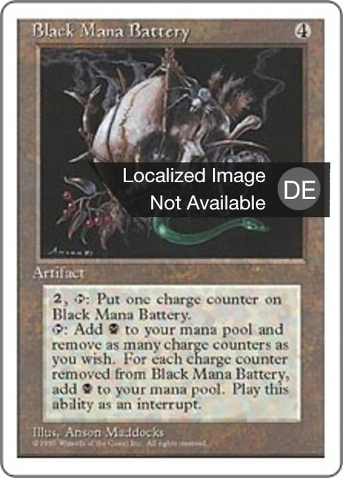 Black Mana Battery