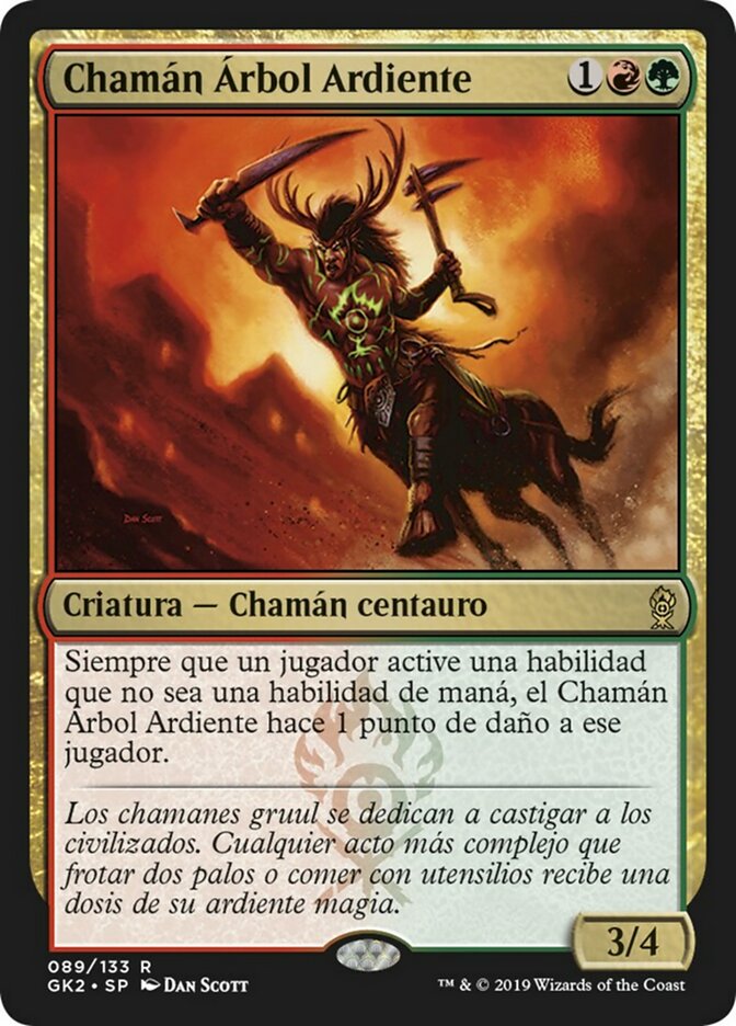 Burning-Tree Shaman