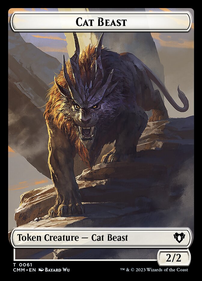 2/2 Cat Beast Token