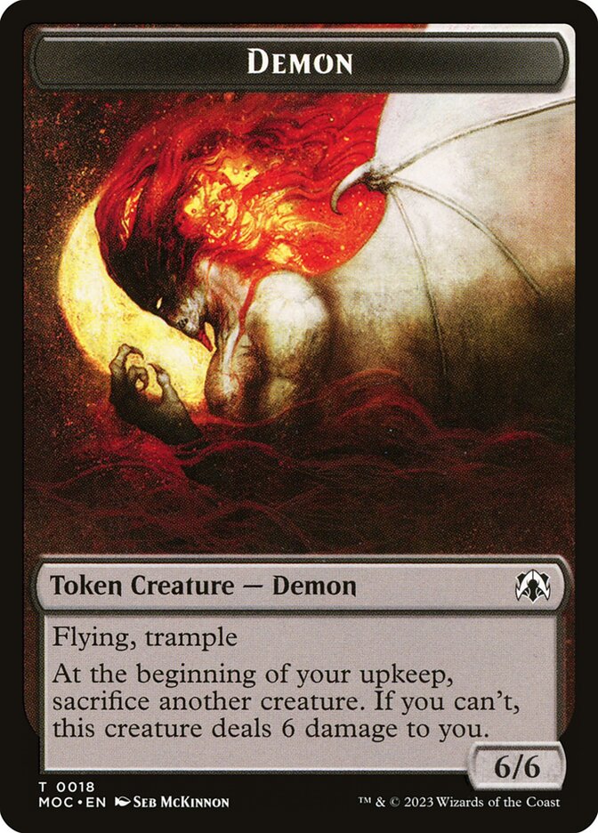 6/6 Demon Token