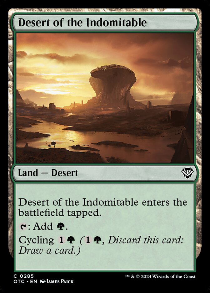 Desert of the Indomitable