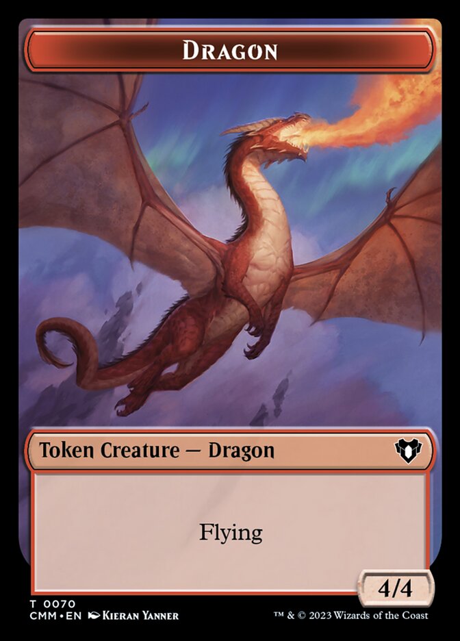 4/4 Dragon Token