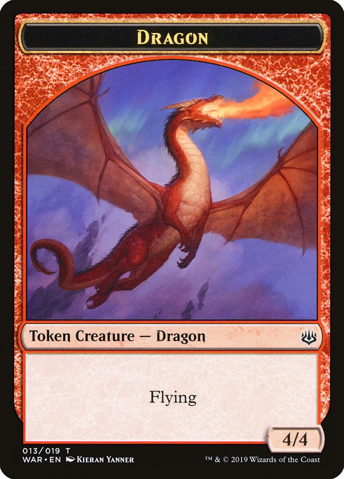 4/4 Dragon Token