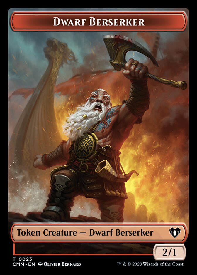 2/1 Dwarf Berserker Token