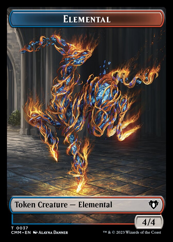 4/4 Elemental Token