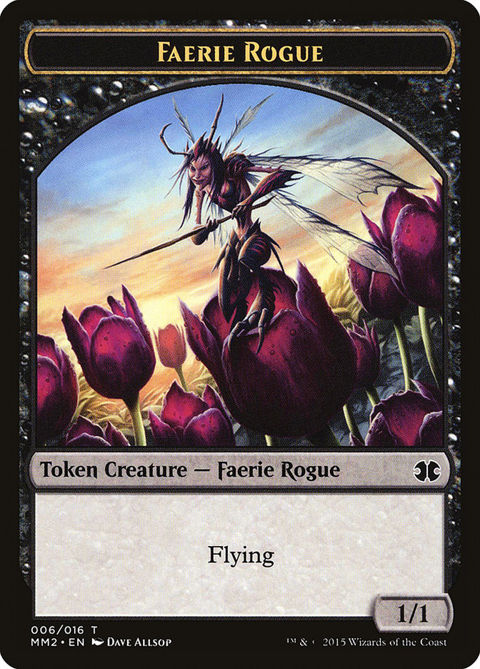 1/1 Faerie Rogue Token