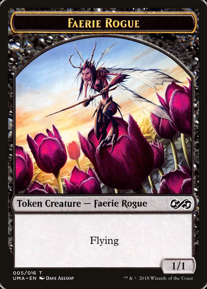 1/1 Faerie Rogue Token