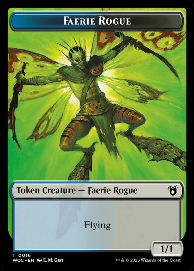 1/1 Faerie Rogue Token