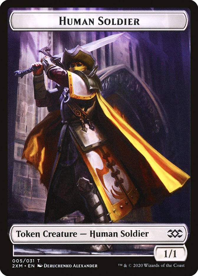 1/1 Human Soldier Token