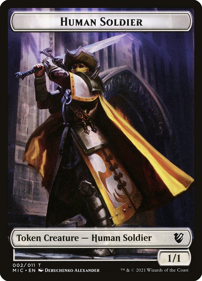 1/1 Human Soldier Token