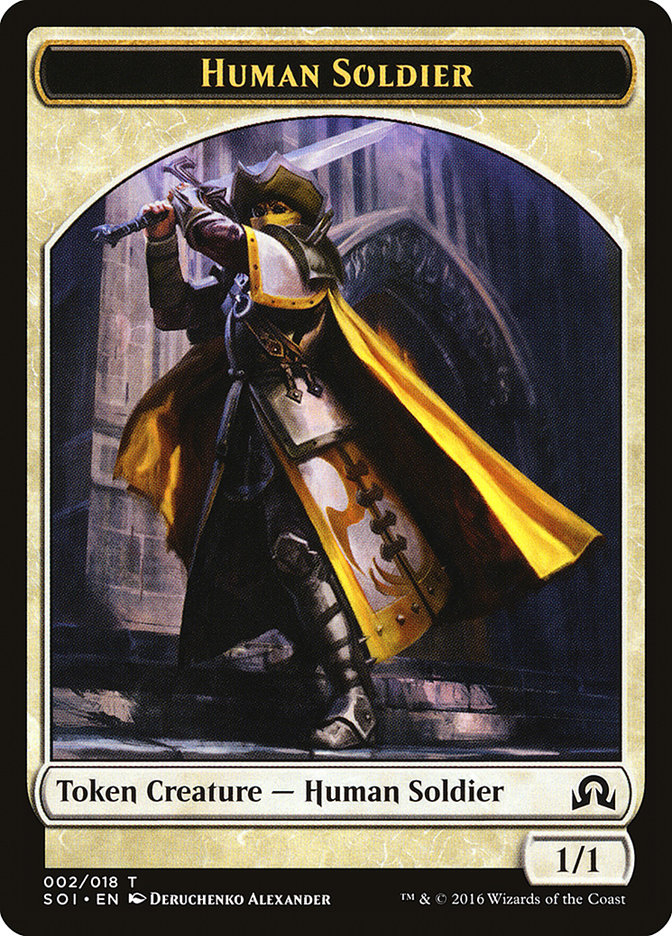 1/1 Human Soldier Token