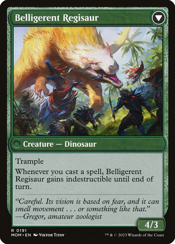 Invasion of Ixalan // Belligerent Regisaur