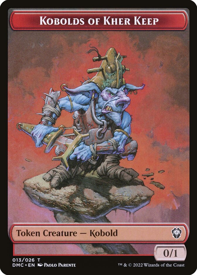 0/1 Kobolds of Kher Keep Token