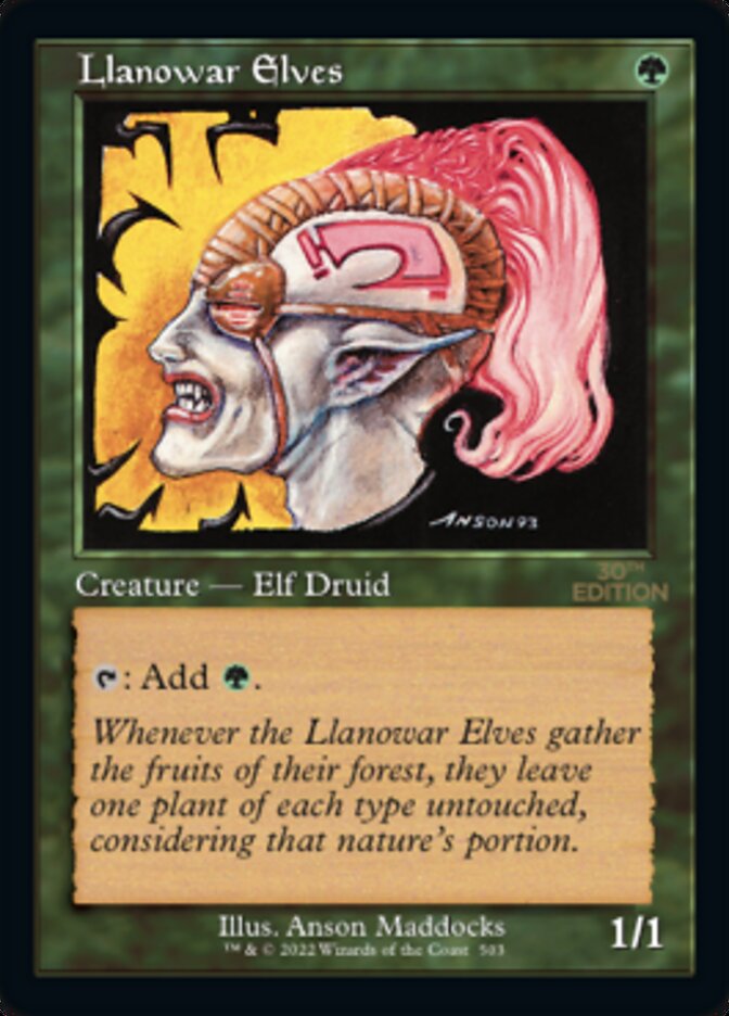 Llanowar Elves