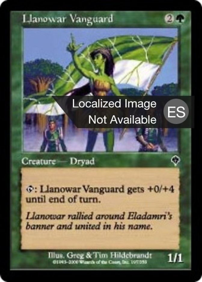 Llanowar Vanguard