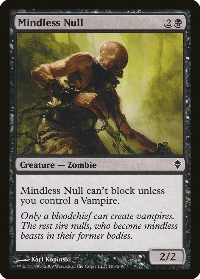 Mindless Null