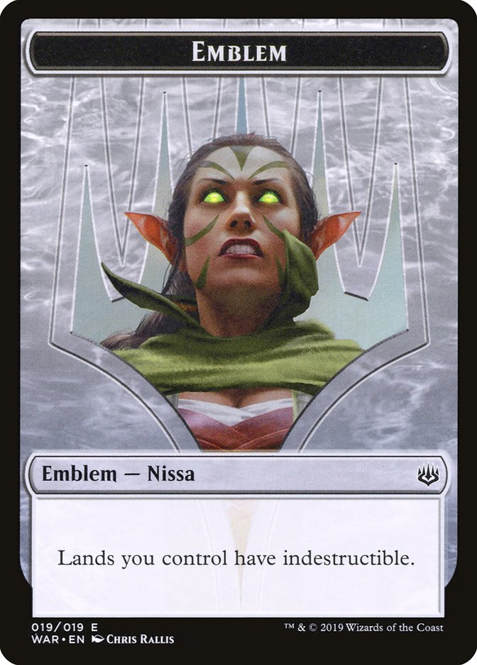Nissa, Who Shakes the World Emblem Token