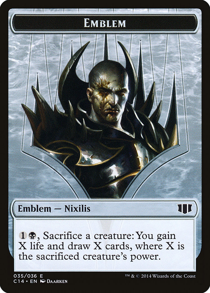 Ob Nixilis of the Black Oath Emblem Token