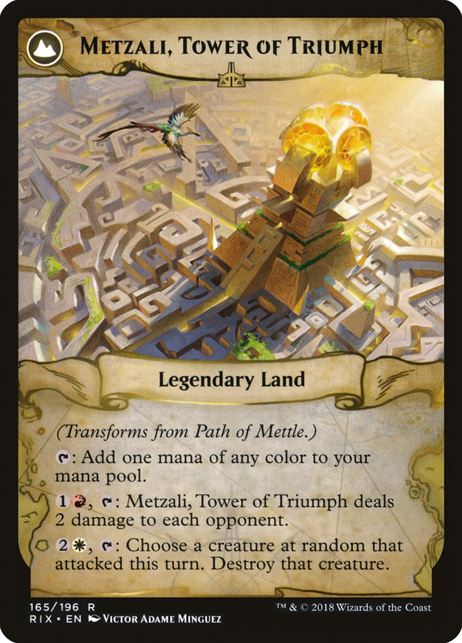 Path of Mettle // Metzali, Tower of Triumph