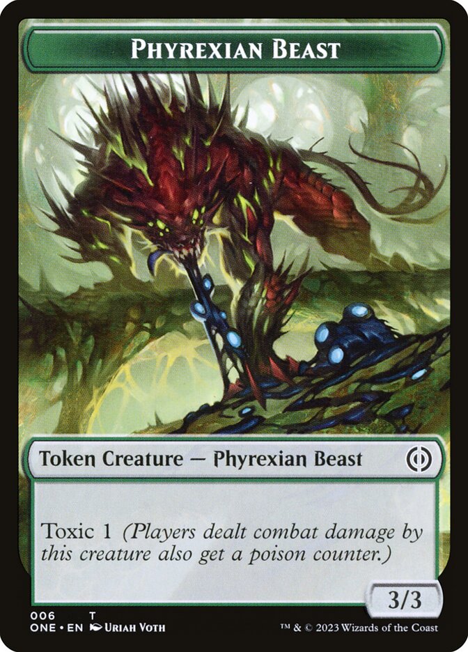 3/3 Phyrexian Beast Token