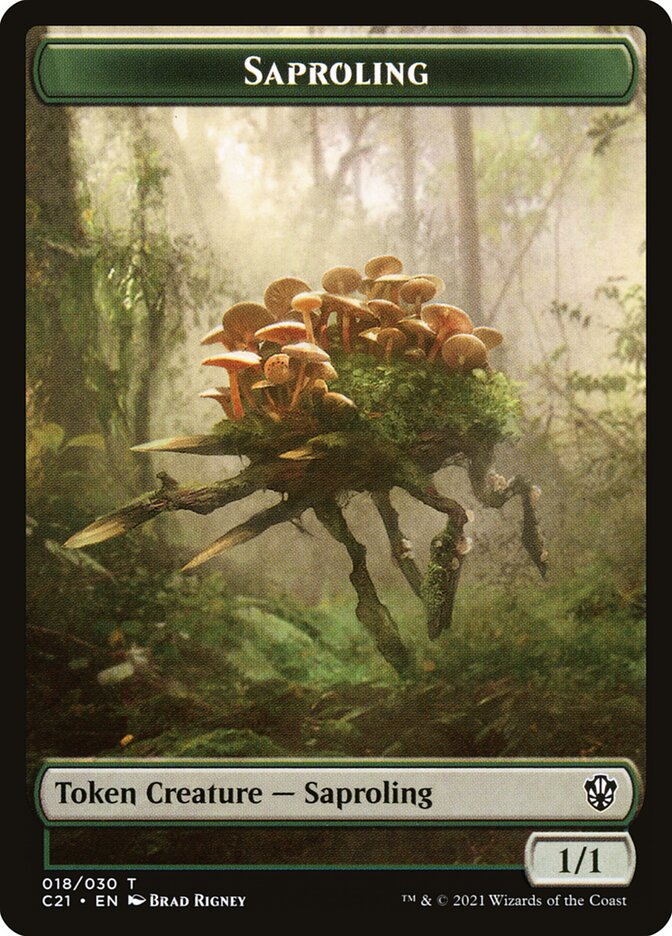 1/1 Saproling Token