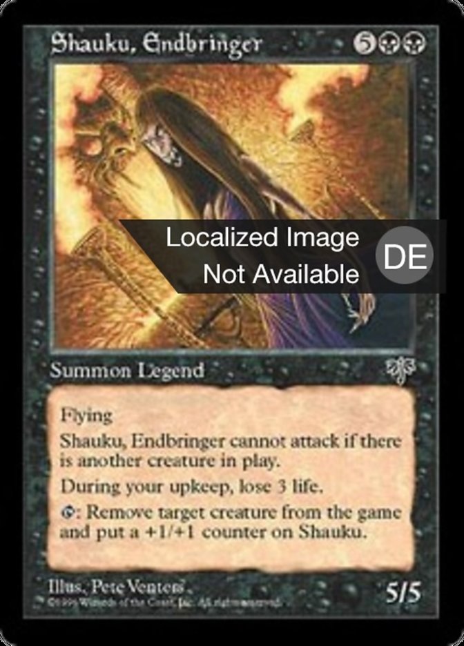 Shauku, Endbringer