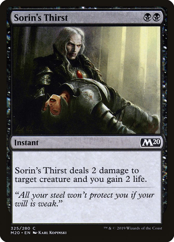 Sorin's Thirst