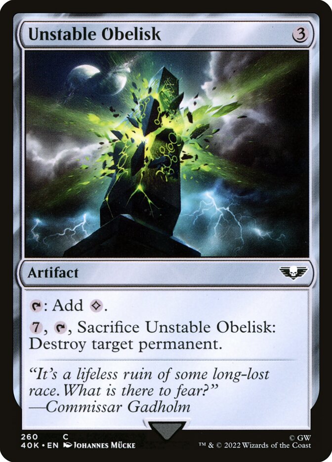 Unstable Obelisk