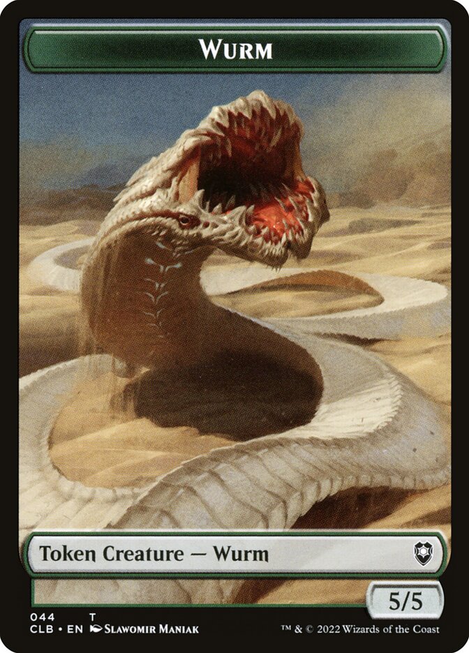 5/5 Wurm Token