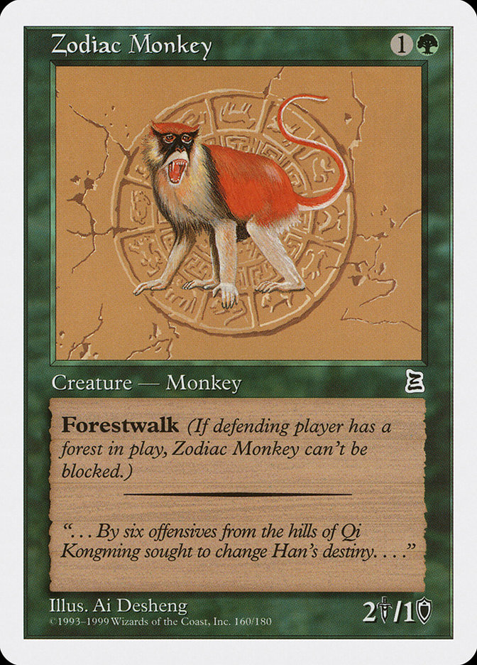 Zodiac Monkey