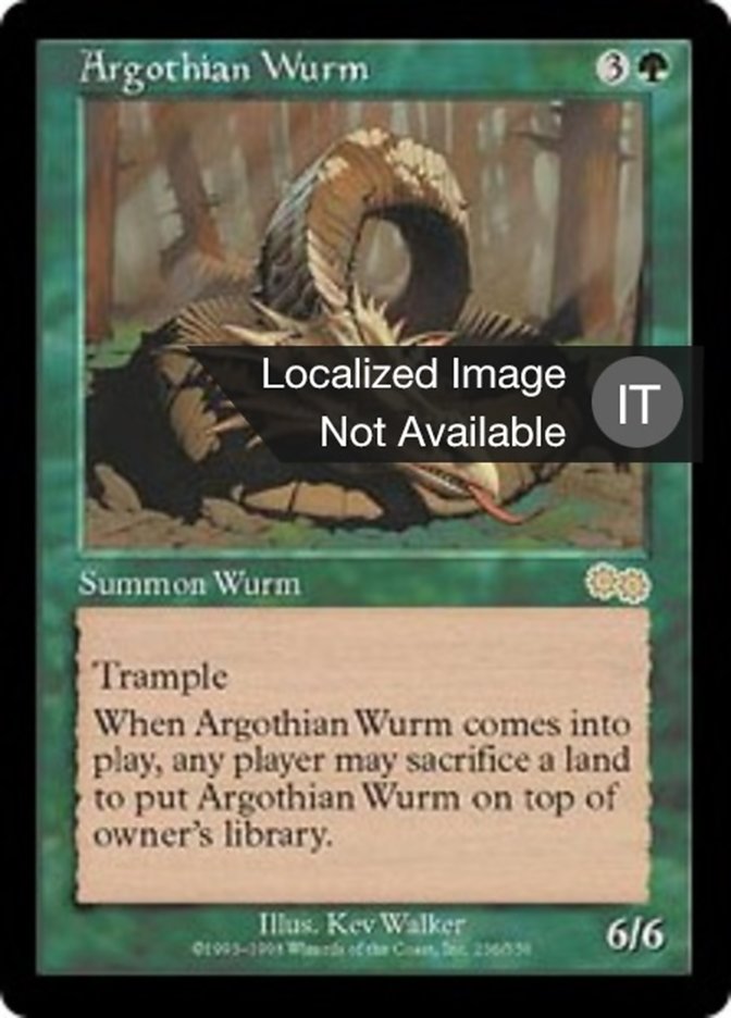 Argothian Wurm