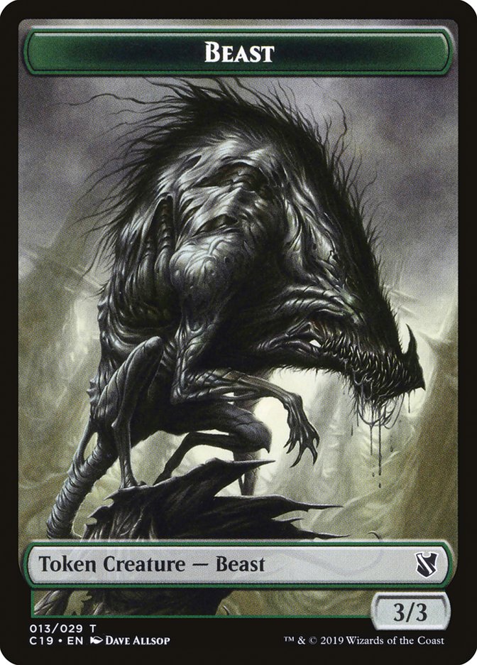 3/3 Beast Token