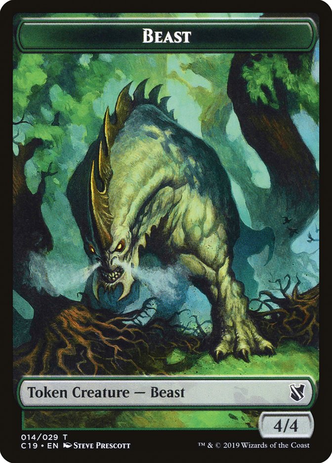 4/4 Beast Token