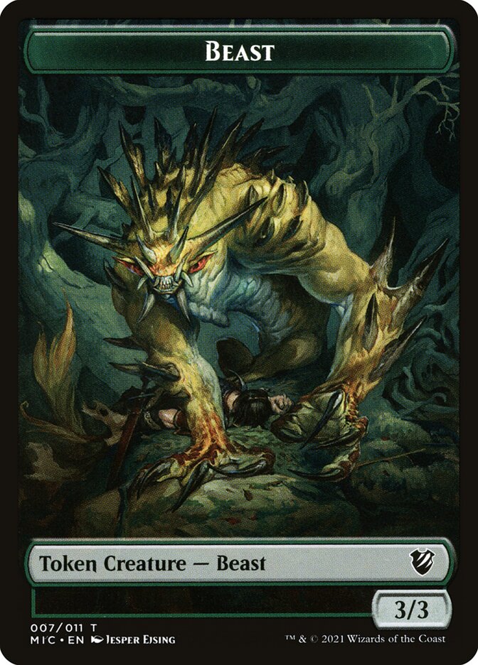 3/3 Beast Token