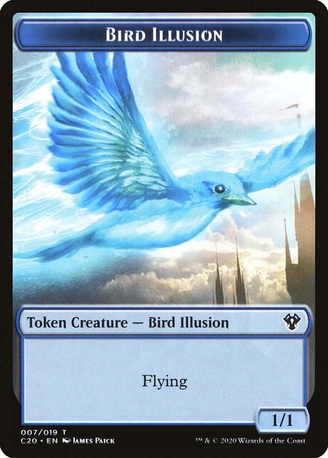 1/1 Bird Illusion Token