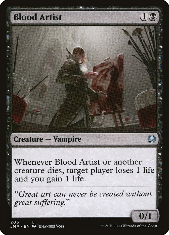 Blood Artist [JMP 206] Magic The Gathering Card
