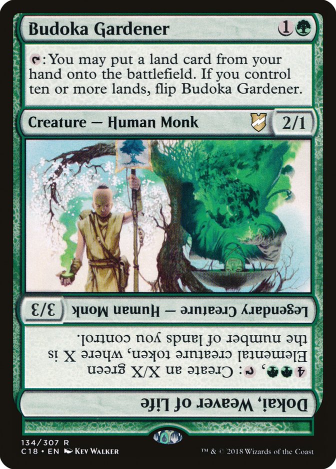 Budoka Gardener // Dokai, Weaver of Life