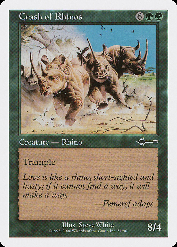 Crash of Rhinos