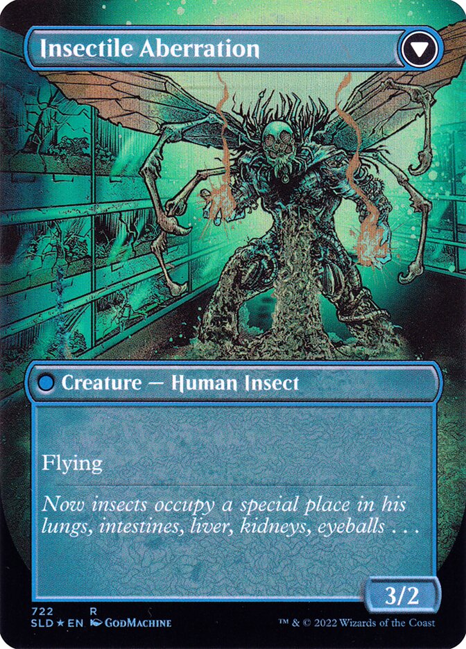 Delver of Secrets // Insectile Aberration