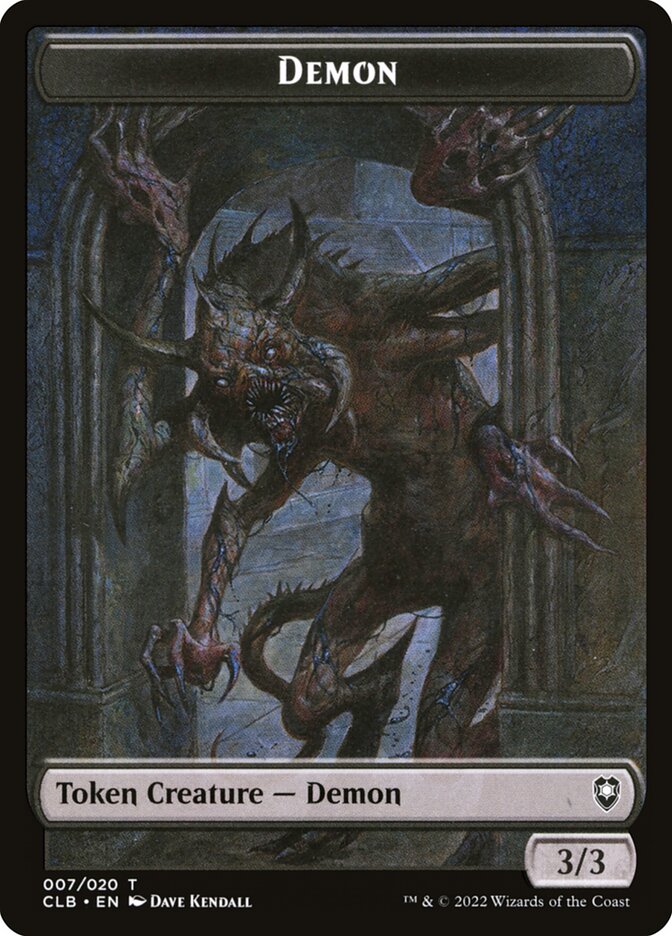 3/3 Demon Token